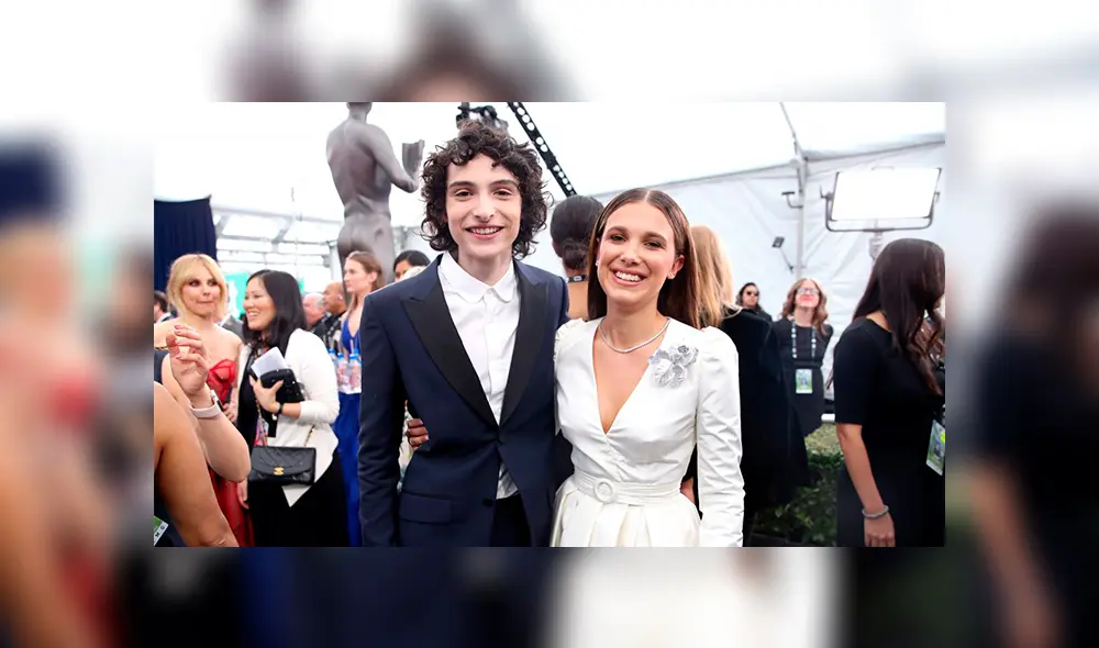 Finn Wolfhard y Millie Bobby Brown en la alfombra roja de los Premios SAG Awards 2020. (Foto: Businessinsider) Finn Wolfhard y Millie Bobby Brown en la alfombra roja de los Premios SAG Awards 2020. (Foto: Businessinsider)