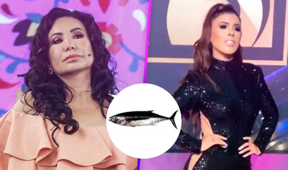 Janet Barboza compara a Yahaira Plasencia con pez bonito. Foto: Composición. Janet Barboza compara a Yahaira Plasencia con pez bonito. Foto: Composición.