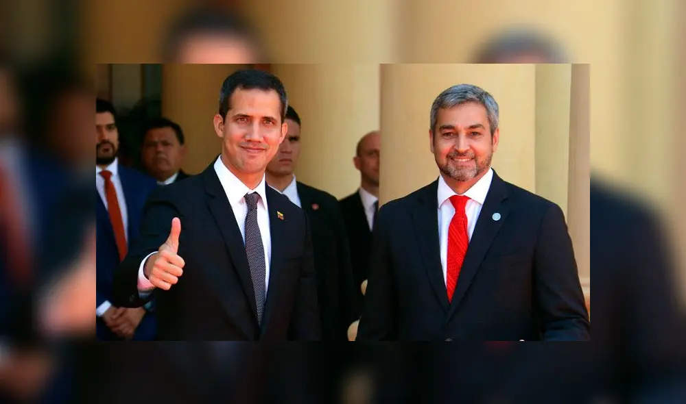 Juan Guaidó llega a Paraguay y es recibido con honores de presidente [VIDEO]