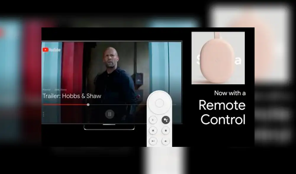 Chromecast Sabrina presenta una versión renovada de Android TV.