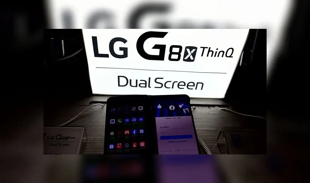 LG G8XThinQ Dual Screem.