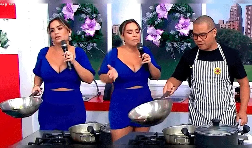 Ethel Pozo pasó bochornoso momento frente a cámaras. Foto: composición LR/América TV Ethel Pozo pasó bochornoso momento frente a cámaras. Foto: composición LR/América TV