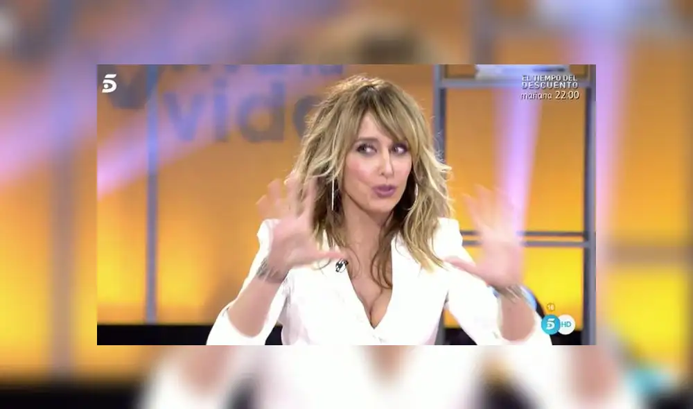 Luego del lío entre ambas presentadoras, María Teresa Campos llegó al estudio para hacer las paces con Emma García. (Foto: Captura)