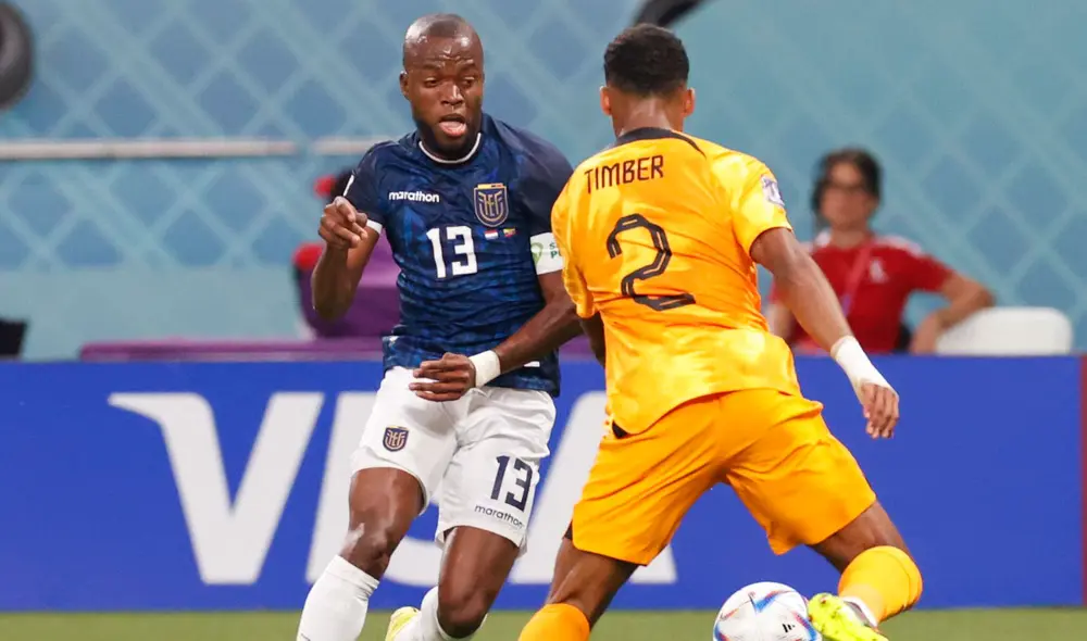Ecuatorianos y neerlandeses se enfrentaron por la segunda fecha del grupo A del Mundial Qatar 2022. Foto: EFE
