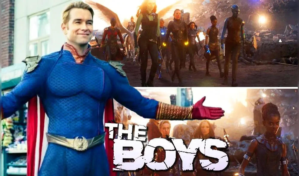 The Boys no teme mofarse de la competencia. Crédito: composición / Marvel / Amazon