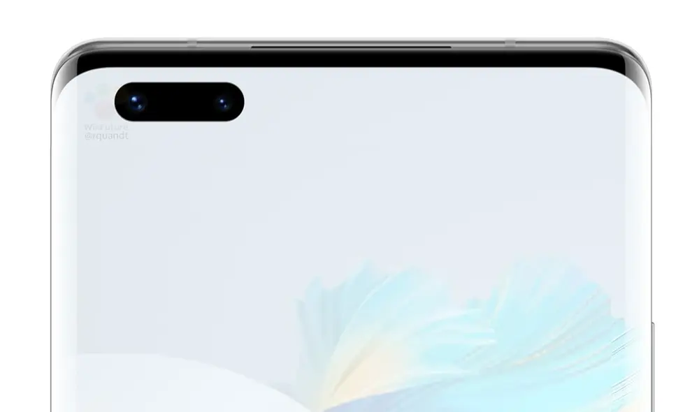 El Mate 40 Pro contará con doble cámara selfie. Foto: Roland Quandt