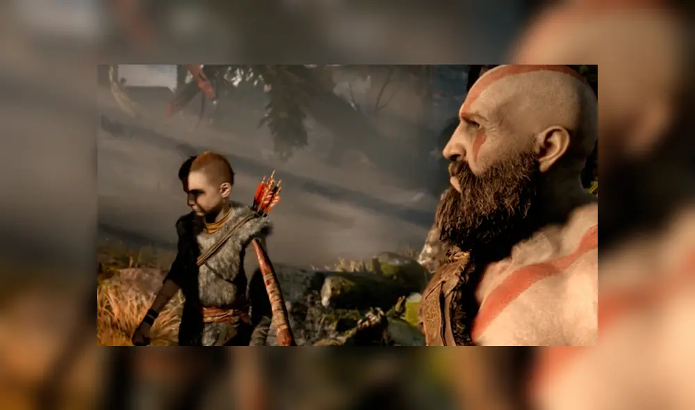 Kratos y Atreus en God of War de PS4.
