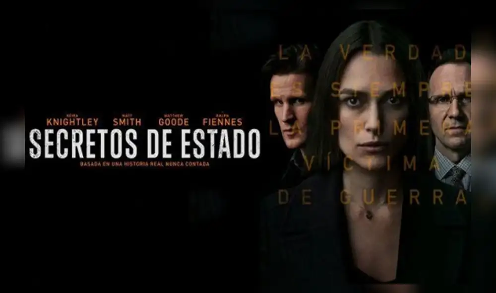 Secretos de Estado tiene programado su estreno para el 02 de enero del 2020.