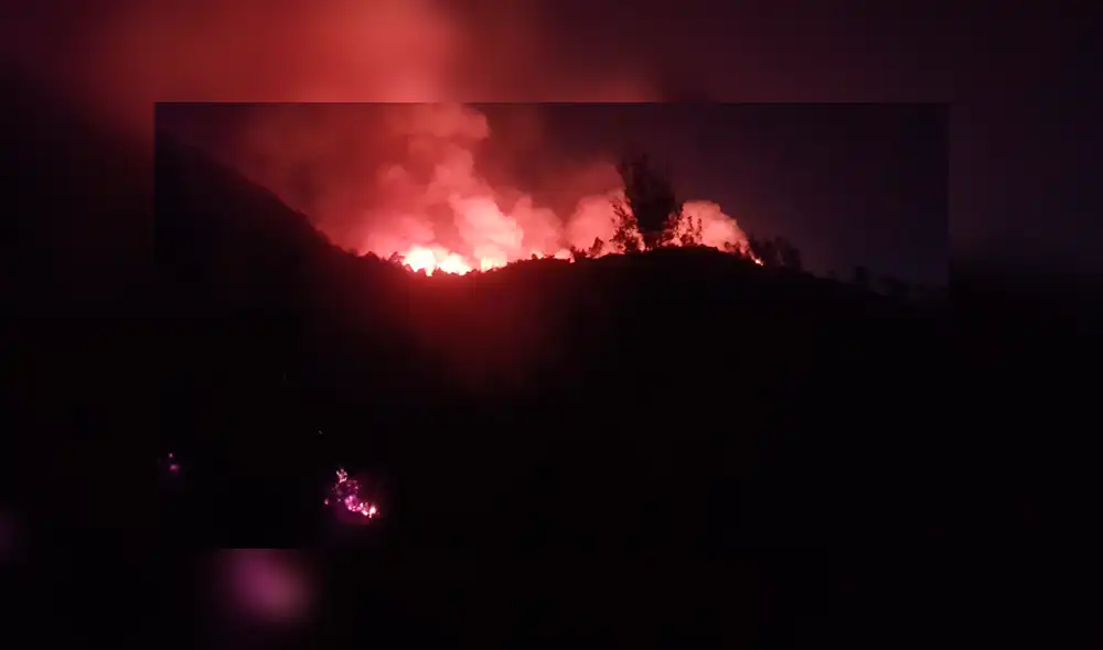 Incendio en Cerro del Chiquihuite