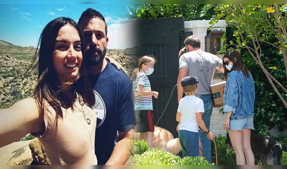 Ben Affleck y Ana de Armas son captados paseando con los hijos del actor y de Jennifer Garner