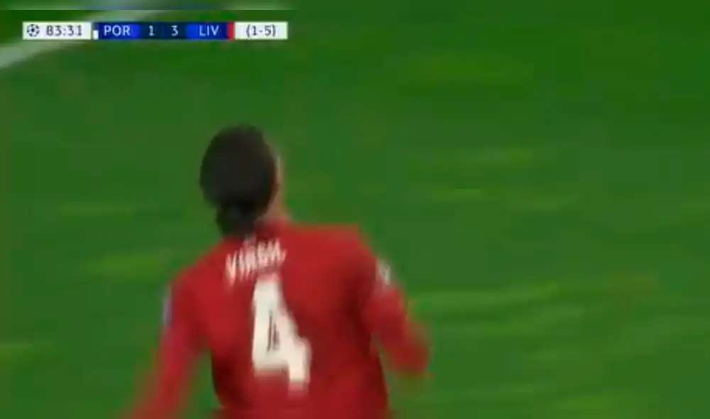 Liverpool vs Porto: Van Dijk de cabeza vence la portería de Casillas para el 4-1 [VIDEO]
