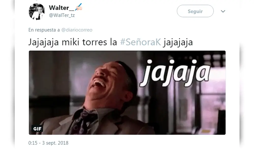 Facebook: Miki Torres es blanco de memes tras revelarse que sería la ‘Señora K’ [FOTOS]