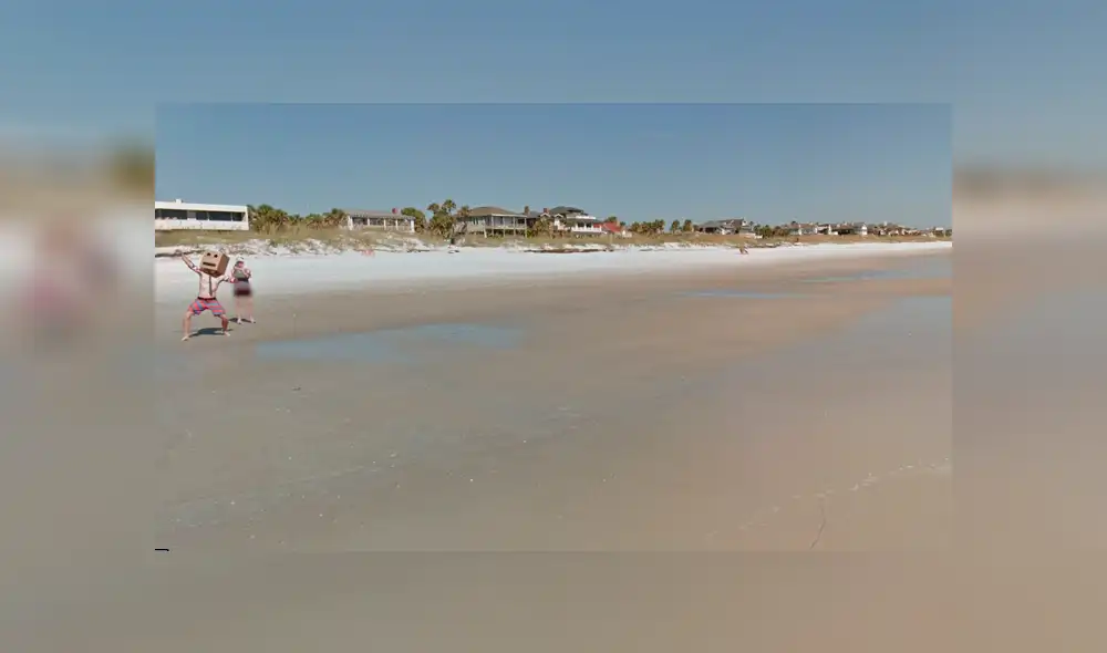Google Maps: Misterioso 'monstruo' de arena aparece en recorrido por celestiales playas [FOTOS]