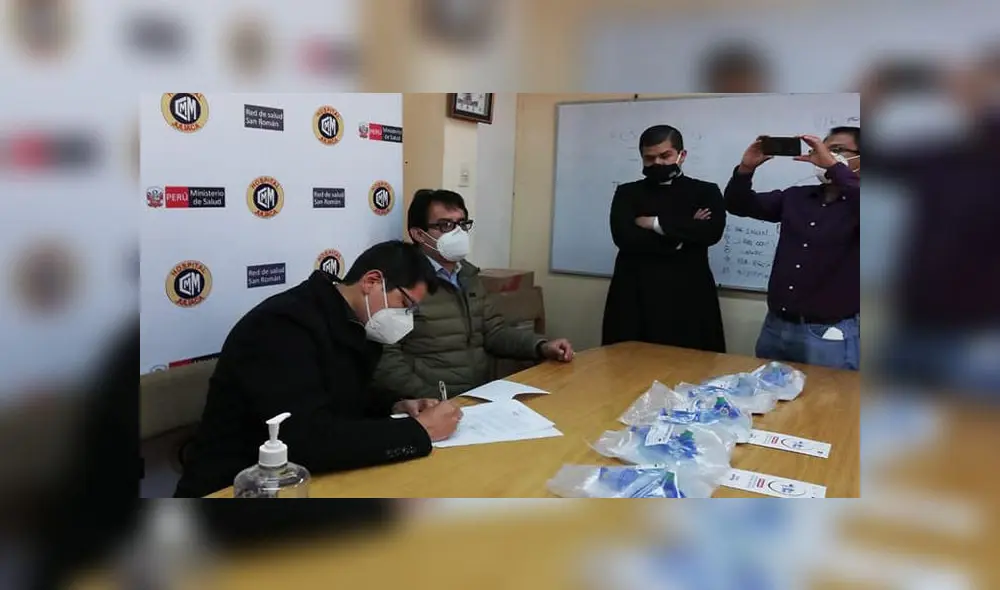 Iglesia gestionó la donación gracias a la campaña Respira Perú. Foto: Hospital Carlos Monge Mendrano.