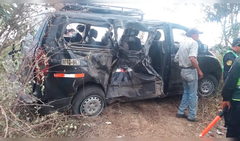 Dos muertos en accidente de tránsito en Lambayeque [VIDEO]