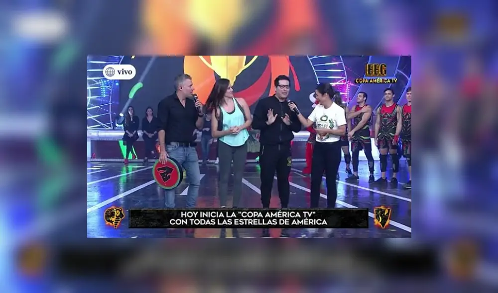 Rosángela Espinoza se reencuentra con Carloncho y su pareja sorprende con aparición en vivo