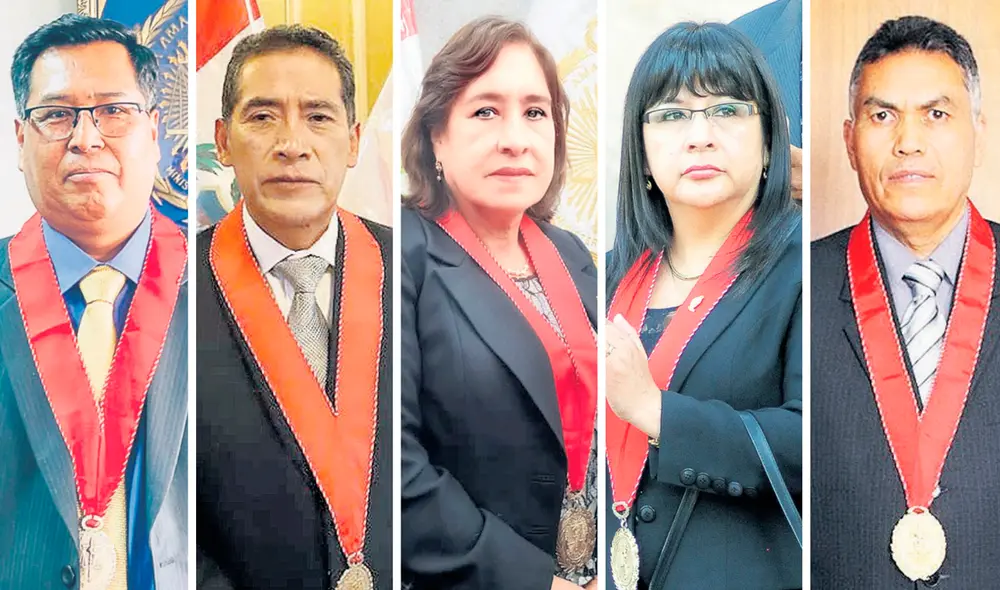 Electos. German Apaza (Puno), Ciro Alejo (Arequipa), Griselda Venero De Monteagudo (Cusco), Katia Guillén Mendoza (Moquegua), Luis Tejada (Tacna). Foto: composición LR Electos. German Apaza (Puno), Ciro Alejo (Arequipa), Griselda Venero De Monteagudo (Cusco), Katia Guillén Mendoza (Moquegua), Luis Tejada (Tacna). Foto: composición LR