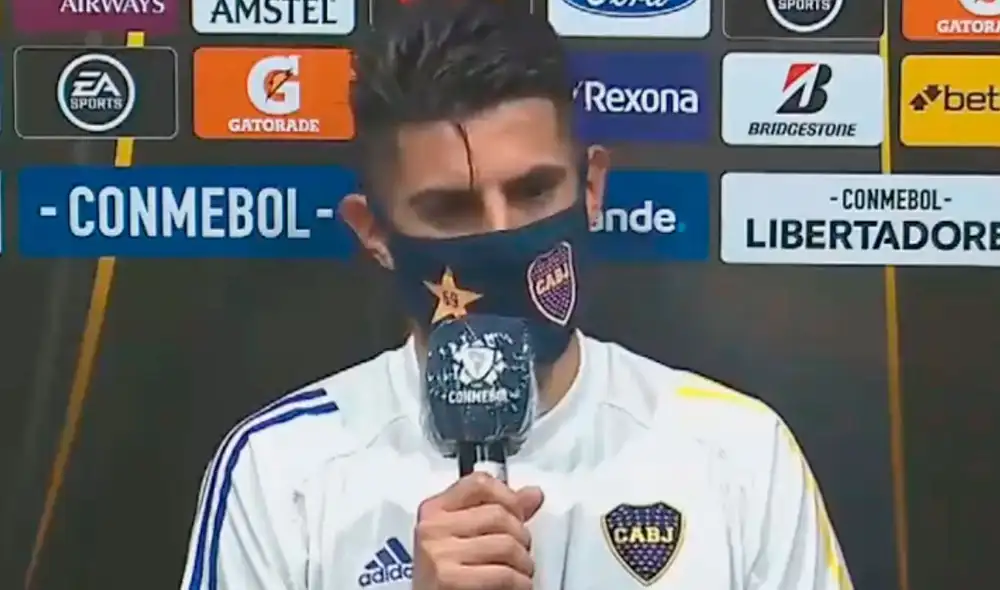 Carlos Zambrano fue figura en la victoria de Boca Juniors sobre DIM de Colombia. Foto: Captura de Fox Sports Carlos Zambrano fue figura en la victoria de Boca Juniors sobre DIM de Colombia. Foto: Captura de Fox Sports