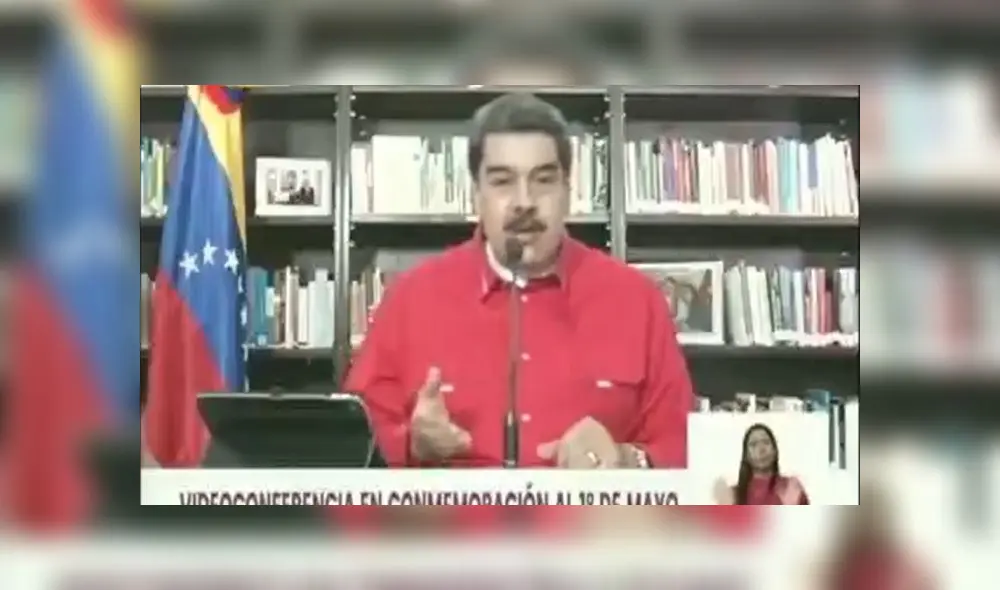 Nicolás Maduro durante la transmisión televisiva. Foto: captura Nicolás Maduro durante la transmisión televisiva. Foto: captura