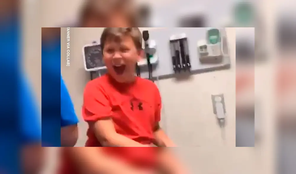 Una mujer grabó en un video viral de Facebook la trágica reacción que tuvo su hijo al ser vacunado de la meningitis por primera vez.