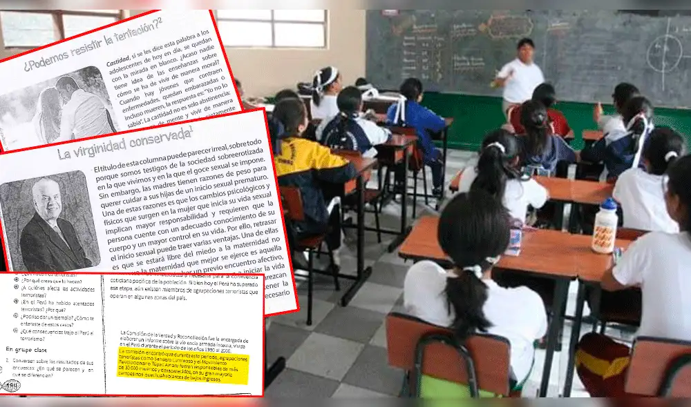 Minedu: nuevos libros tienen opiniones conservadoras y omiten historia del terrorismo