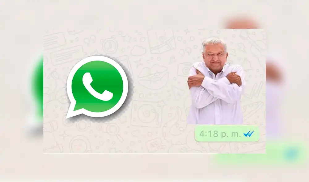 WhatsApp: Así podrás tener todos los stickers de AMLO en su celular