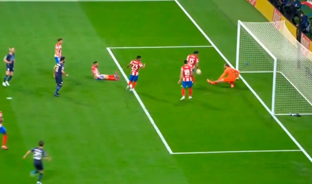 Atlético de Madrid y Manchester City juegan en el Wanda Metropolitano. Foto: captura de ESPN