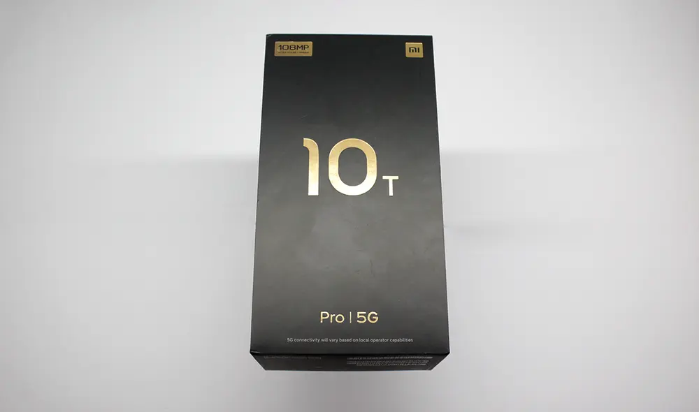 La caja del Xiaomi Mi 10T Pro 5G. Foto: Carol Larrain