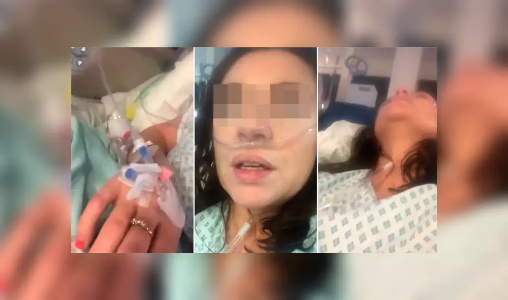 La mujer infectada con coronavirus compartió las imágenes en su cuenta de Facebook y pidió a la población acatar las órdenes impuestas por las autoridades del Reino Unido. Foto: Composición La mujer infectada con coronavirus compartió las imágenes en su cuenta de Facebook y pidió a la población acatar las órdenes impuestas por las autoridades del Reino Unido. Foto: Composición