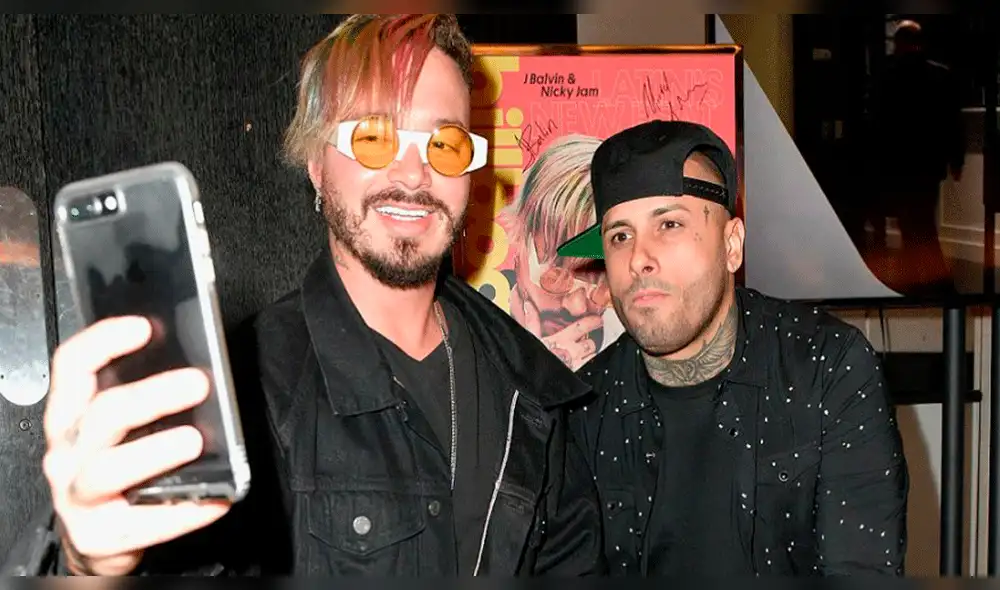 ¿J Balvin le dio un beso a Nicky Jam? Fans han quedado sorprendidos [FOTO] 
