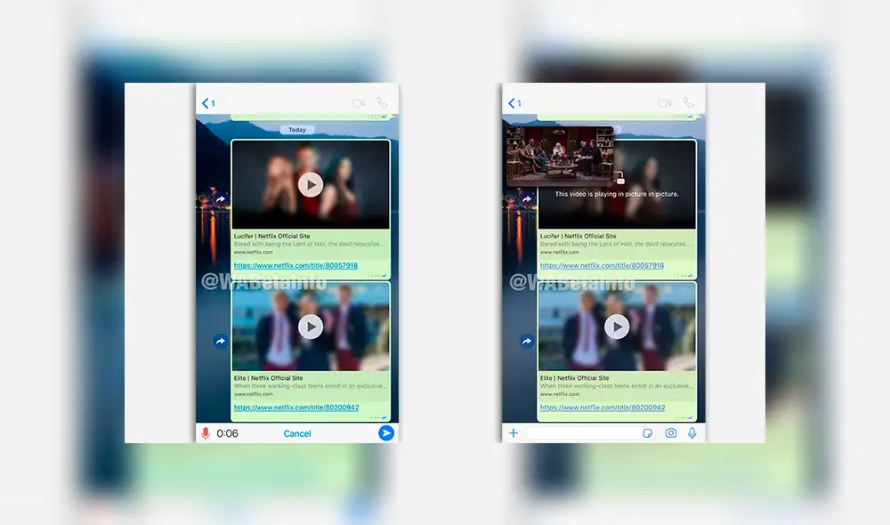 WhatsApp ahora reproducirá tráilers de Netflix.