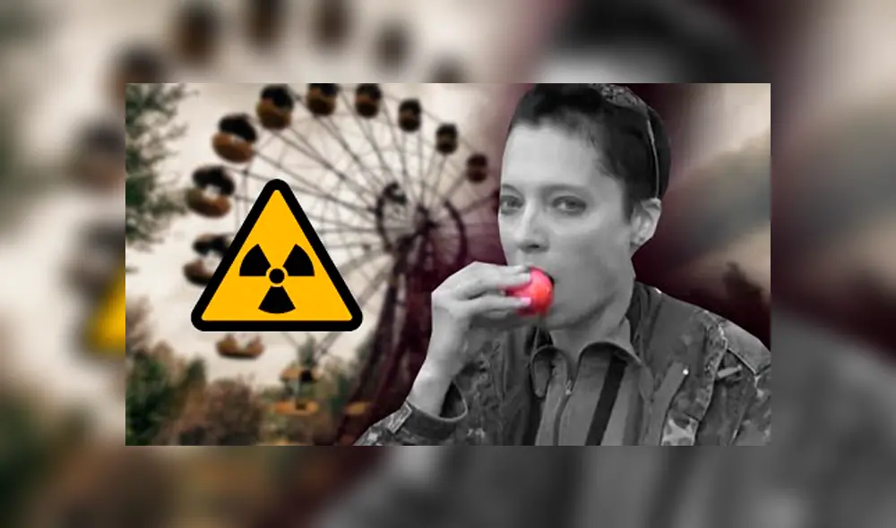 YouTube viral: investigadora arriesga su vida al viajar a Chernóbil para comer manzana radiactiva [VIDEO]
