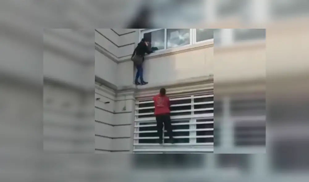 La mujer tiene un familiar con COVID-19 y quiso visitarlo, pero el protocolo impide que los infectados reciban visitas. (Foto: Telefe)