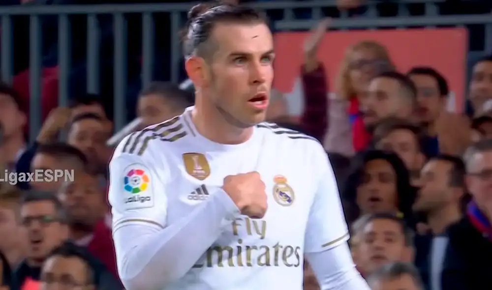 Gareth Bale marcó un golazo tras gran jugada colectiva del Real Madrid, pero el árbitro se lo anuló. | Foto: ESPN 2 Gareth Bale marcó un golazo tras gran jugada colectiva del Real Madrid, pero el árbitro se lo anuló. | Foto: ESPN 2