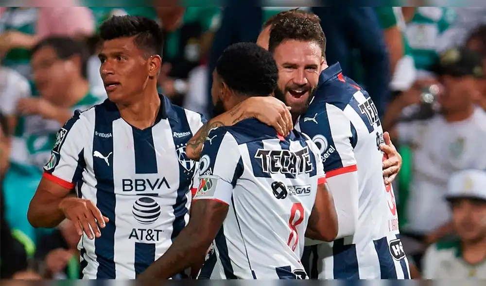 Monterrey igualó con Santos y está en semifinales de la Liguilla final de la Liga MX. Foto: Twitter/Adrenalina