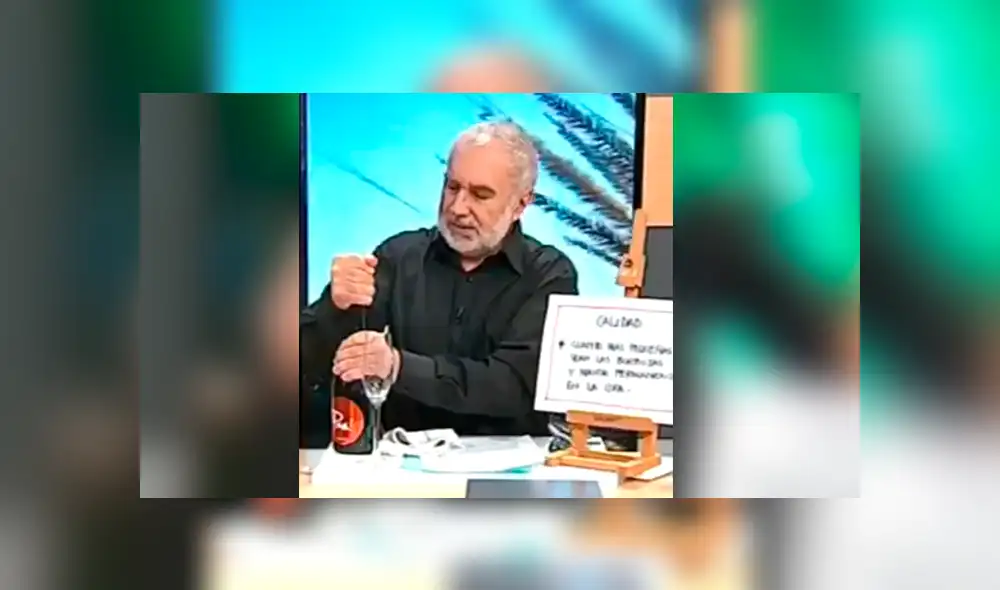 YouTube viral: catador pasa vergonzoso momento al enseñar a abrir una botella de vino [VIDEO]