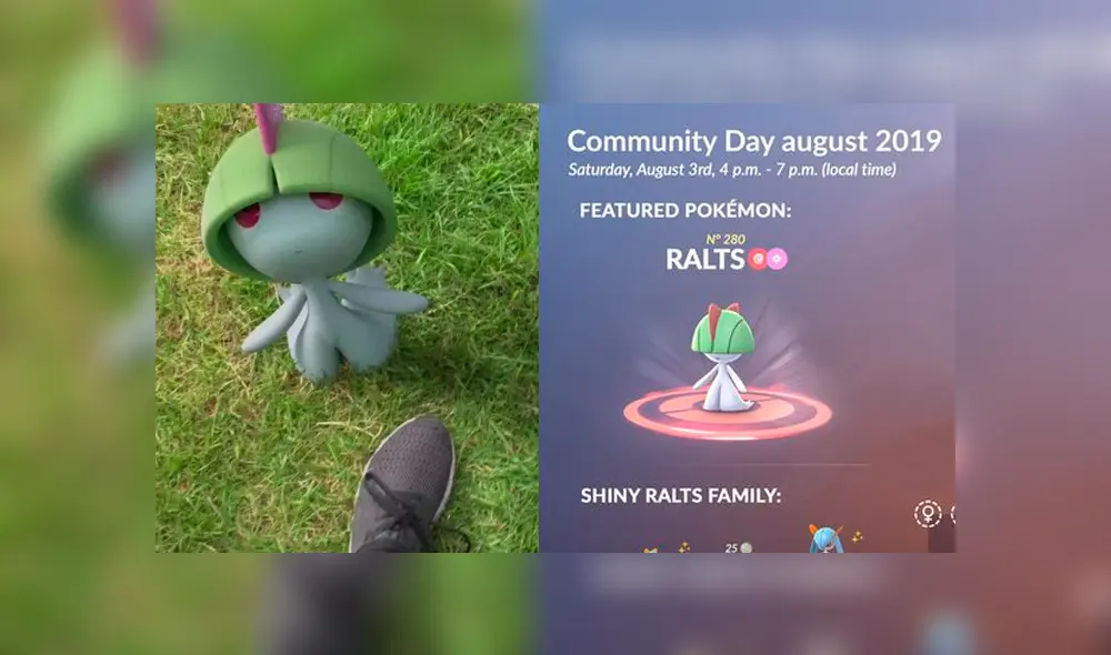 El Community Day de Ralts llega en horas a Pokémon GO. Entérate todo sobre el evento, cómo atrapar un shiny y la tabla de IV’s.