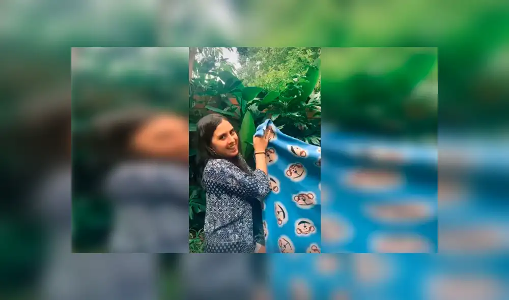 Desliza las imágenes para apreciar la divertida actuación de una joven acompañada de su mascota. Desliza las imágenes para apreciar la divertida actuación de una joven acompañada de su mascota.