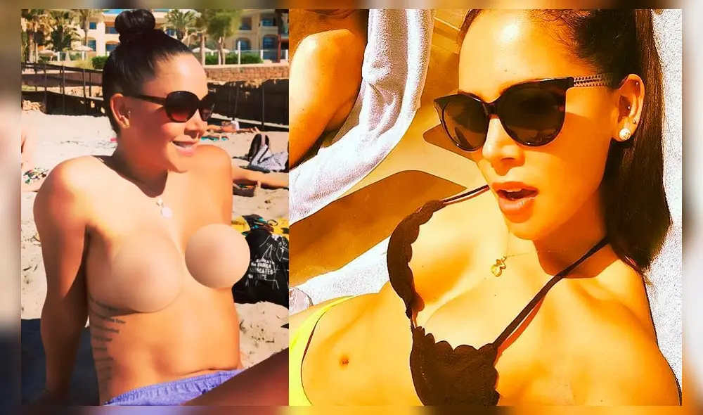 Instagram: fotos candentes de Rosa Elvira Zamora, la peruana que posó semidesnuda en Ibiza [FOTOS]