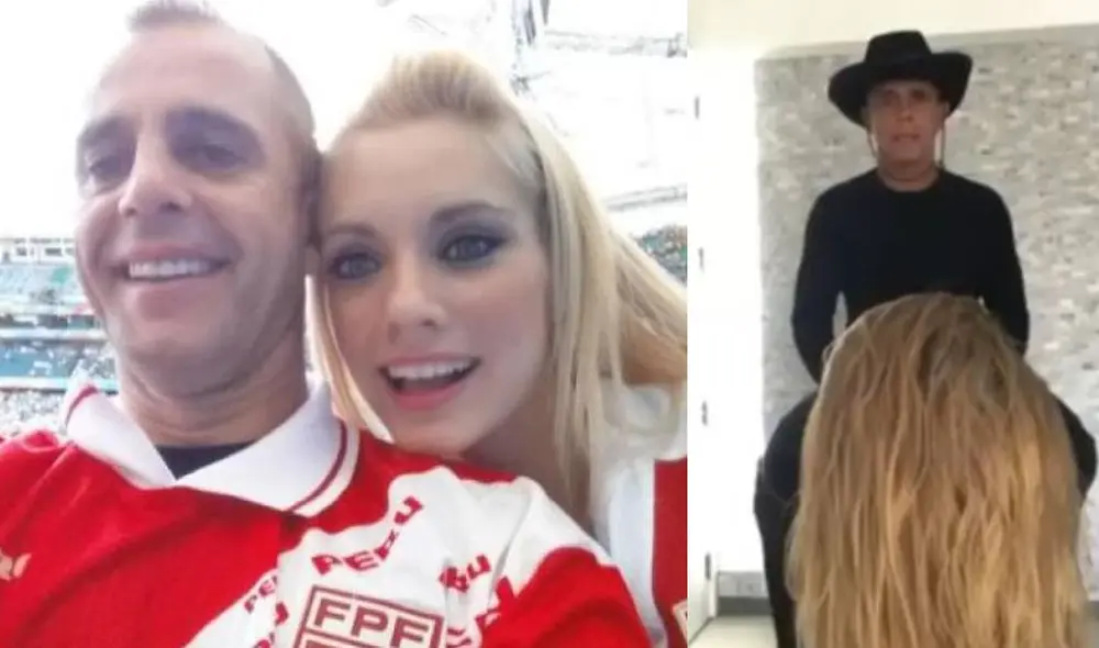 La pareja mostró cómo se divierten en plena cuarentena por coronavirus. Foto: Captura