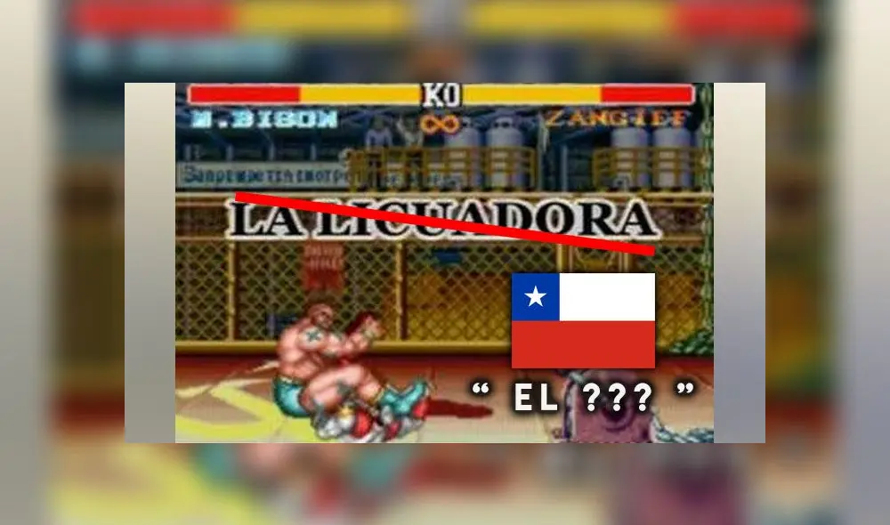 Chile no usó el término 'la licuadora' para el Spinning Piledriver de Zangief, sino uno muy particular. Chile no usó el término 'la licuadora' para el Spinning Piledriver de Zangief, sino uno muy particular.
