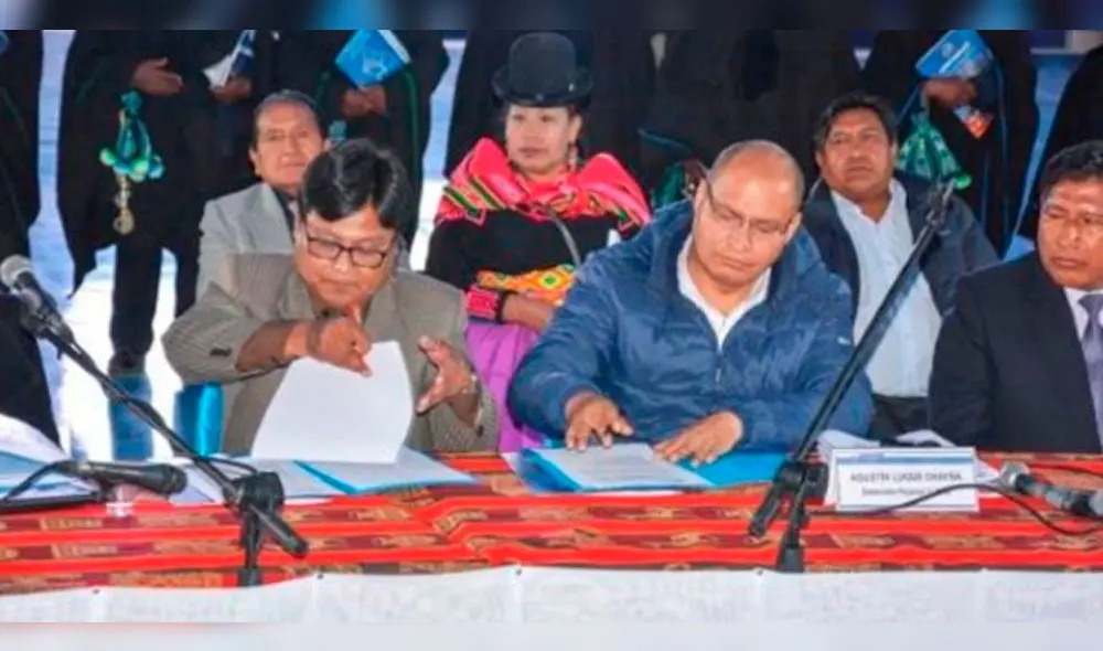 Minsa y Gobierno Regional de Puno firmaron convenio.