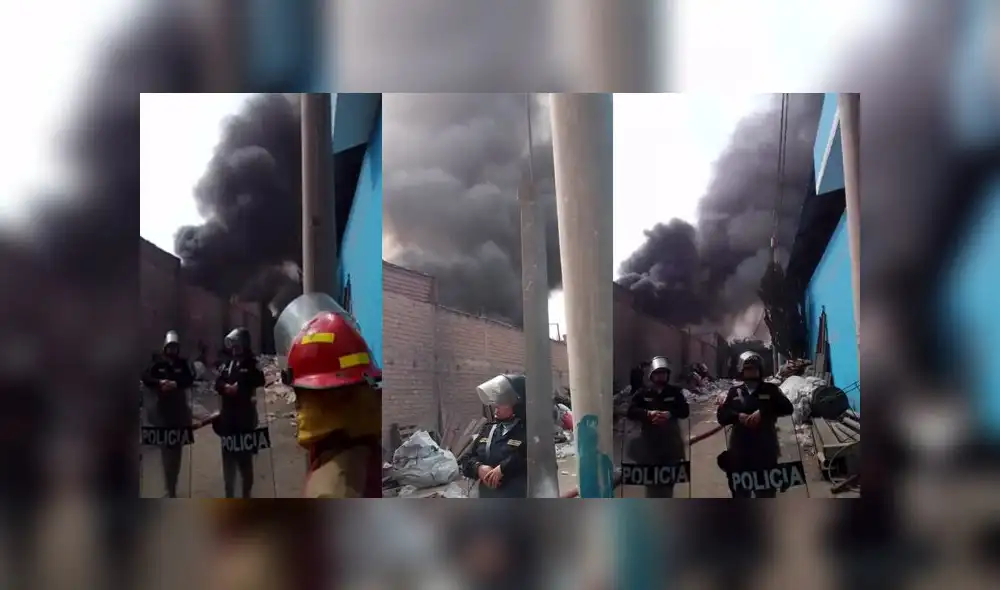 Incendio se produjo muy cerca al peaje de Puente Piedra, a la altura del kilómetro 25 de la Panamerica Norte. (Fotos: Jéssica Merino / La República)