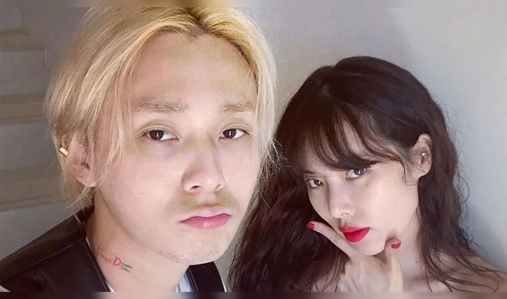 Desliza para ver más fotos de Hyuna y Dawn.