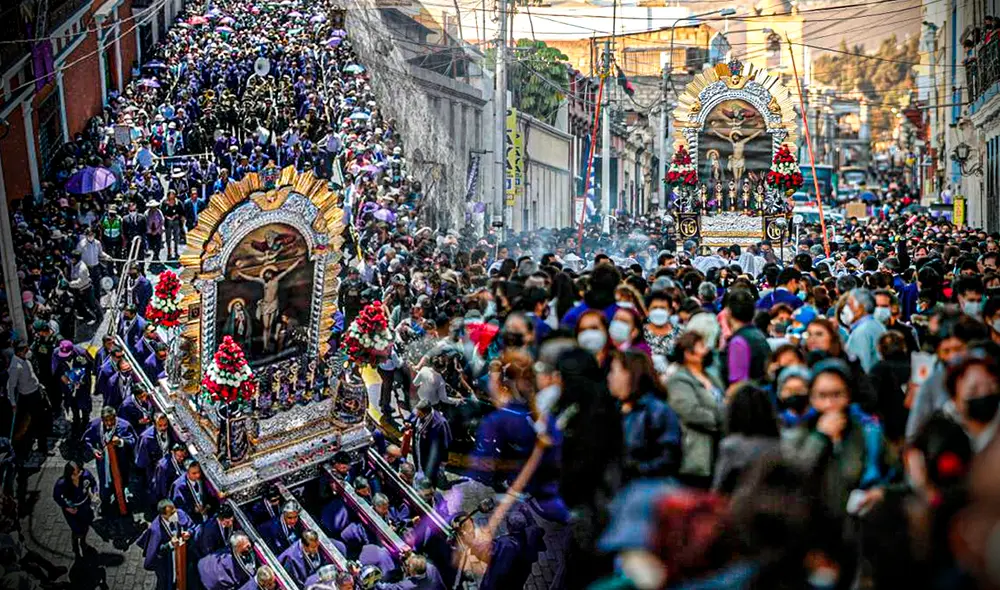 Señor de los Milagros: último recorrido del anda más grande del mundo se realizará el viernes 28 de octubre de 2022. Foto: composición Gerson Cardoso/LR/Rodrigo Talavera/LR