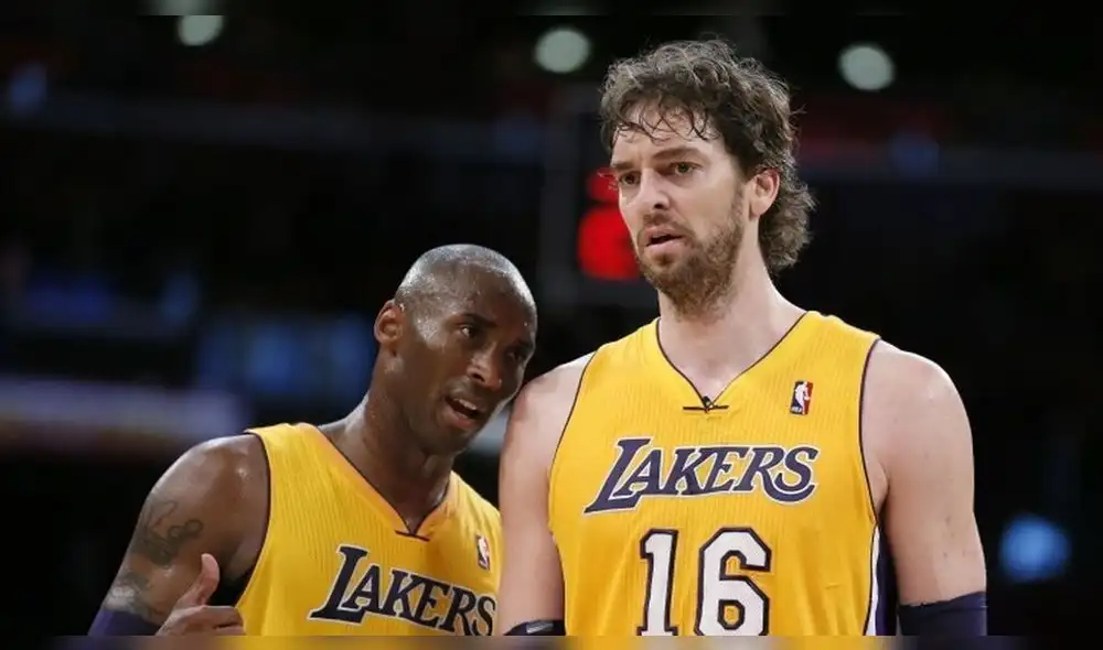 Pau Gasol y Kobe Bryant.