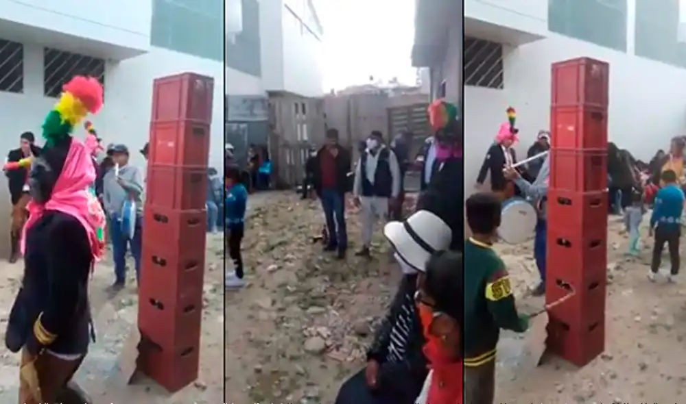 La celebración del Tayta Padre se realizó sin problemas pese al coronavirus. (Foto: Captura TeDateo) La celebración del Tayta Padre se realizó sin problemas pese al coronavirus. (Foto: Captura TeDateo)