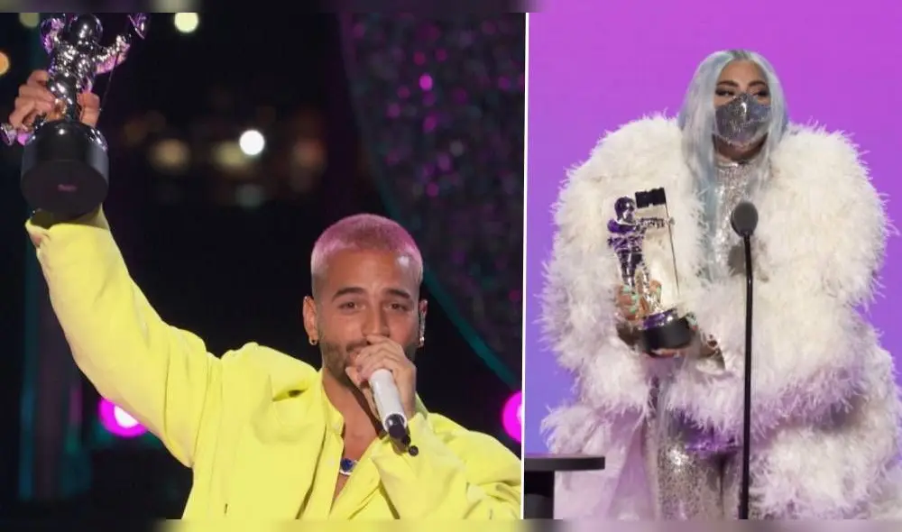 Los artistas con más galardones fueron BTS y Lady Gaga. | Foto: AFP - MTV