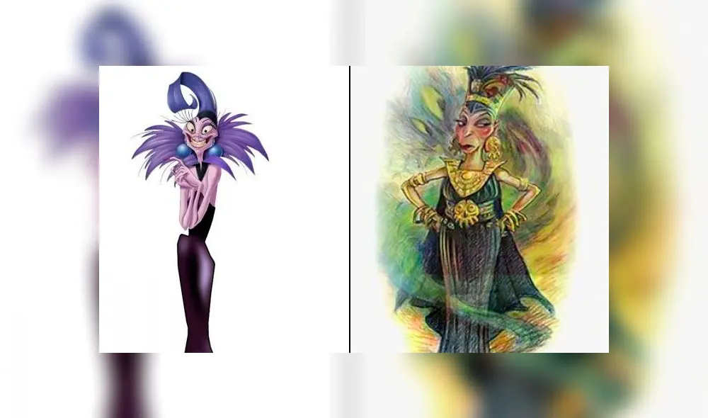 Filtran bocetos originales de memorables personajes de Disney [FOTOS]