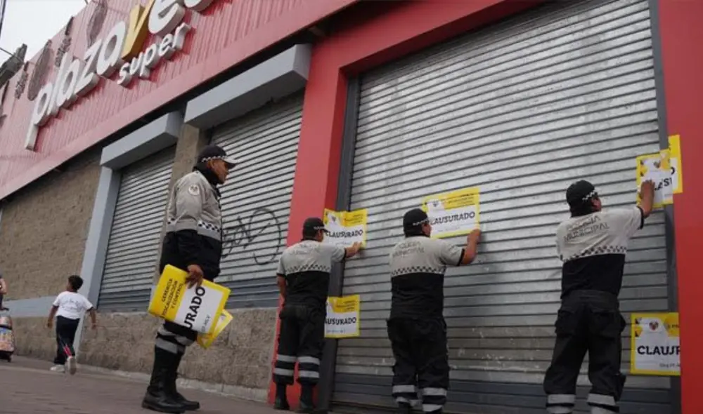 Cierran supermercados Plaza Vea y Wong